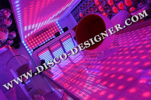 LED现代风格舞池，每平方米25高功率像素