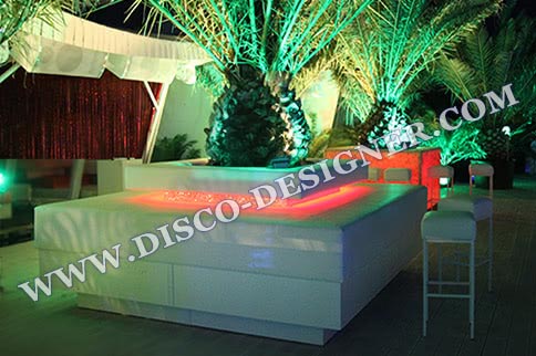 LED Beach palm sofa