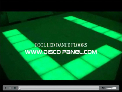 LED taneční parket pro tanečníky z klubu