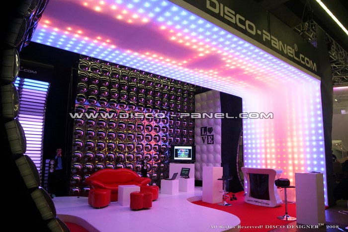 LED disko strop_design