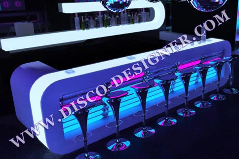 LED Ultra nowoczesny bar