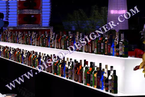 LED Arrière-bar pour bouteilles d’alcool
