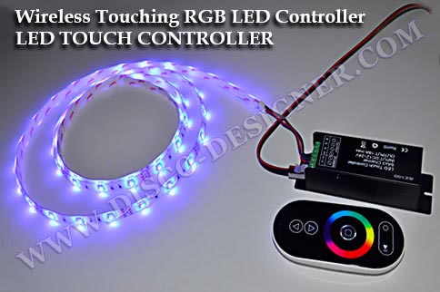 Безжичен Touch RGB LED Контролер