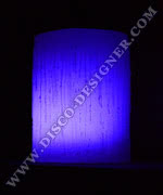 LED Kerze (aus Wachs), H:20cm, D:15cm - beleuchtete RGB DMX