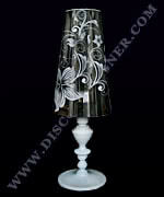 LED Ultra Baroque Disco Lamp - Flower, mirror finish