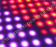 LED PISTE DE DANSE - RETRO-MODERNE 64 Pixels de Haute Puissance par mètre carré