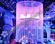 LED String Chandelier + Small Washer, Body size - D: 120cm, H: 50 cm