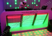 Cabină DJ cu LED
