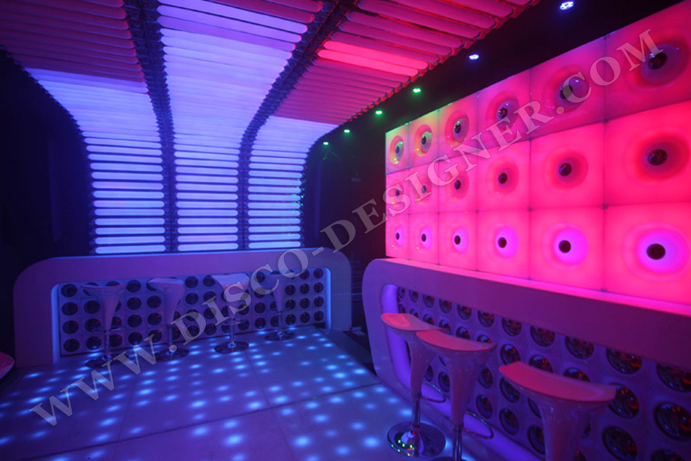 décoration LED de discothèque
