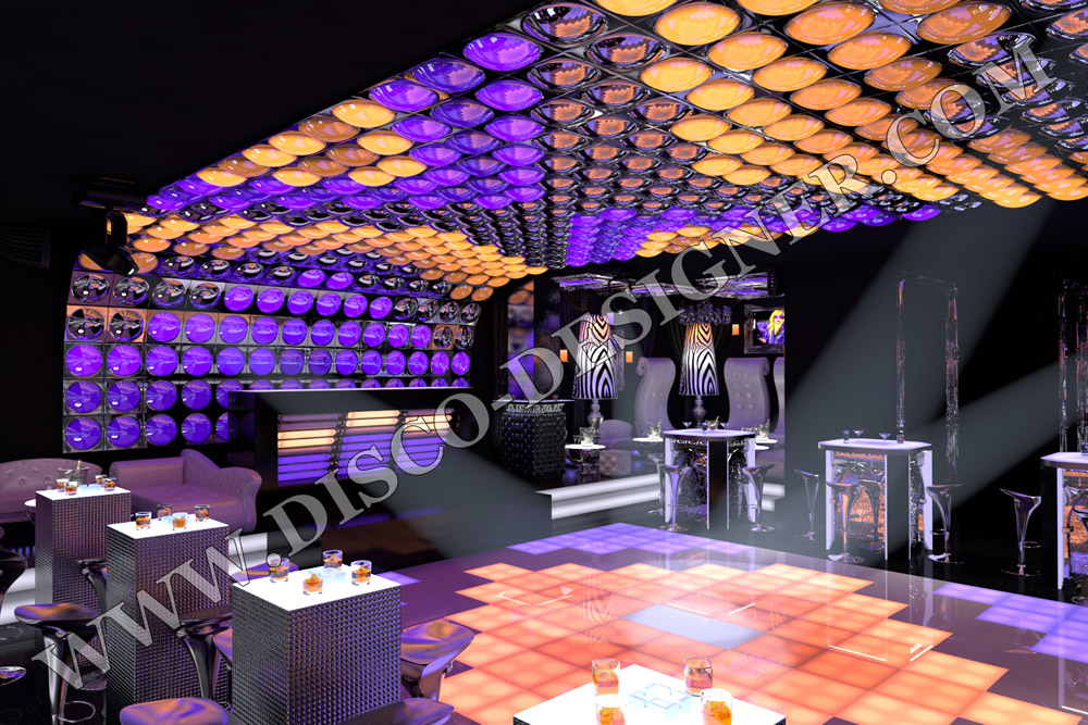 3D led Design d'illumination de discothèque