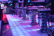 led table, disco table éclairée, équipement de lumière à led