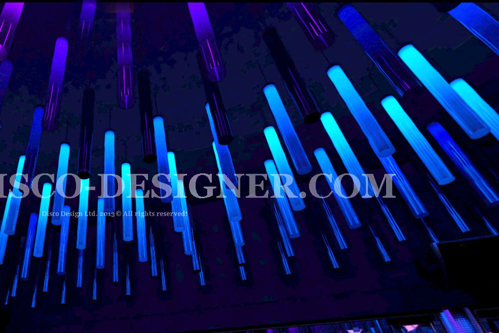LED pipes - decor ceiling nightclub