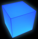 cube table lighted