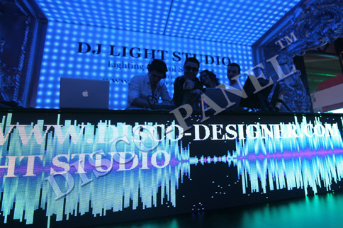 DJ Booth + Video display (Flat Shape), 27 000px/m²
